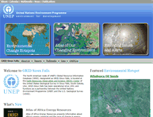 Tablet Screenshot of na.unep.net