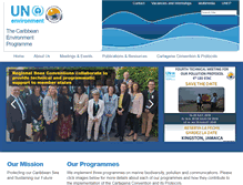 Tablet Screenshot of cep.unep.org