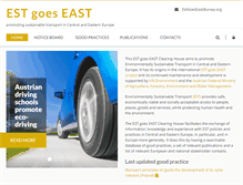 Tablet Screenshot of esteast.unep.ch